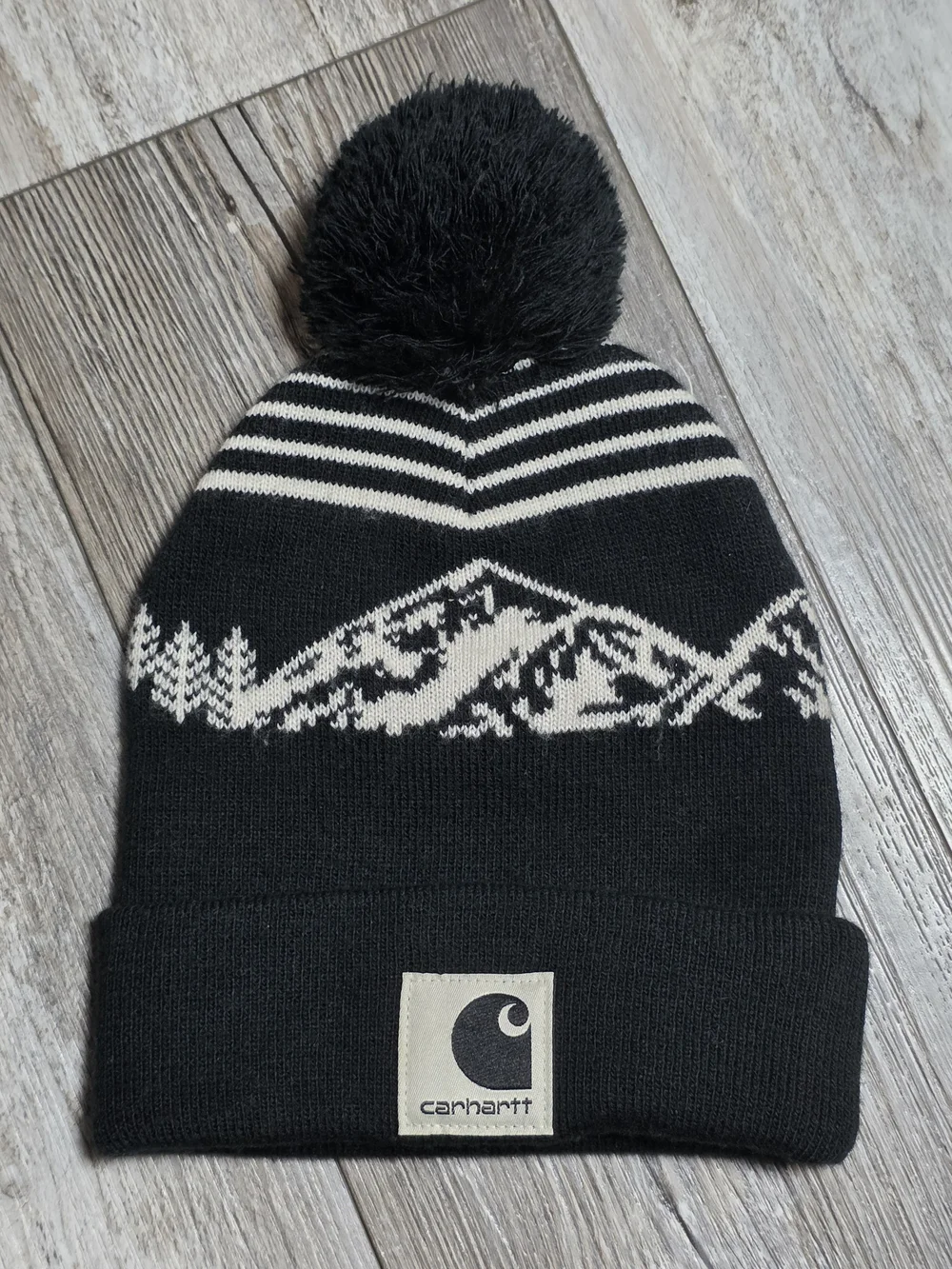 Carhartt Youth Knit Pom Mountain Beanie OSFM *NWOT / EUC